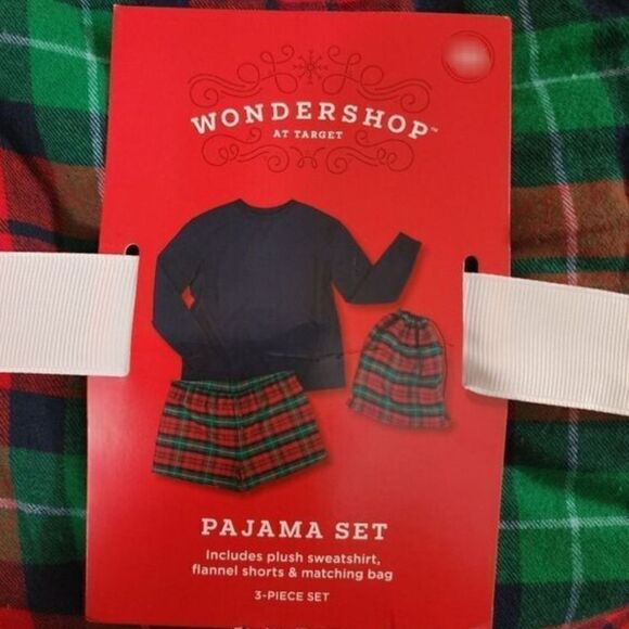 New Christmas Plaid Wondershop Women's Pajama Set - Picture 2 of 4